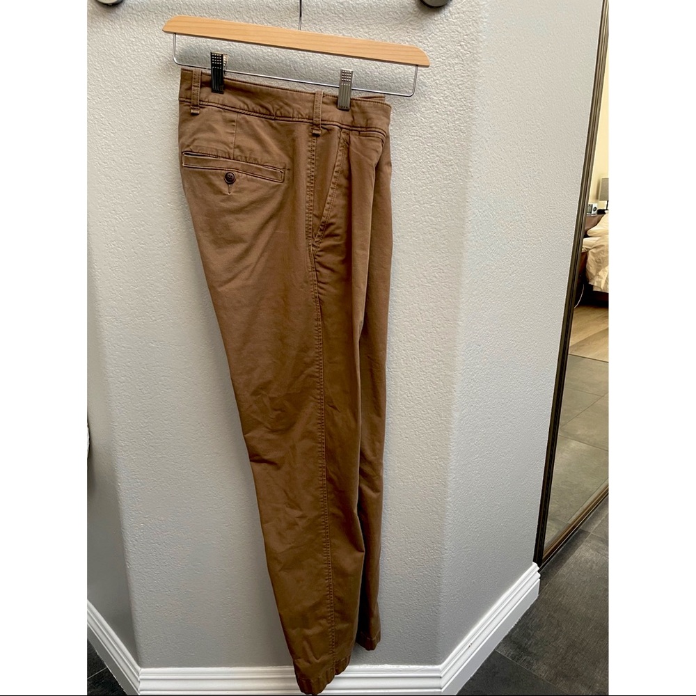 Abercrombie & Fitch ‘Langdon’ Skinny fit Stretch Chinos  in Dark Khaki